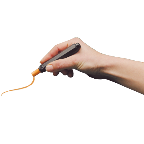 Kreidehalter aus Kunststoff Kreide, Kreidehalter, Griff, Haltevorrichtung