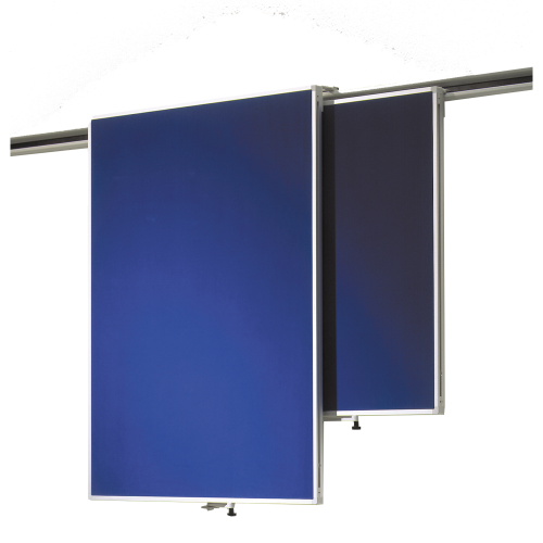 Korklinoltafel, 1-seitig für Media-Rail 2 Maße und Farbe wählbar