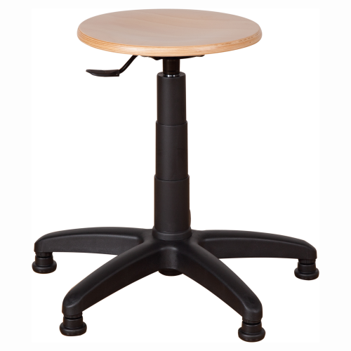 Drehhocker mit Gaslift auf Fußkreuz Sitzhöhe: 39-52 cm