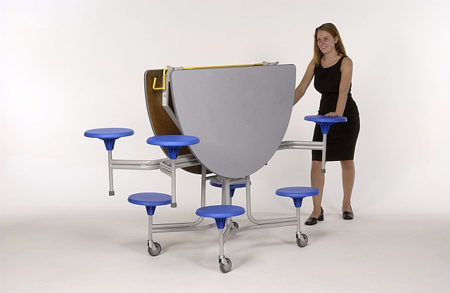 Sico Mobile Tisch-Sitzeinheit Oval 8-sitzer