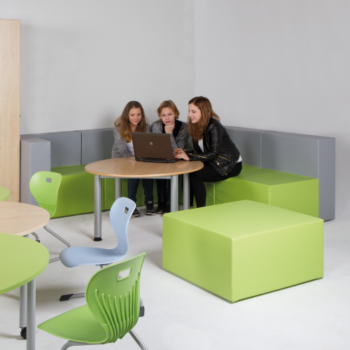 CUBE "Big Sofa" Set bestehend aus 6 Teilen B/H/T: 75x40x75 cm / 40x40x75 cm, Sitzhöhe 40 cm, Stoff