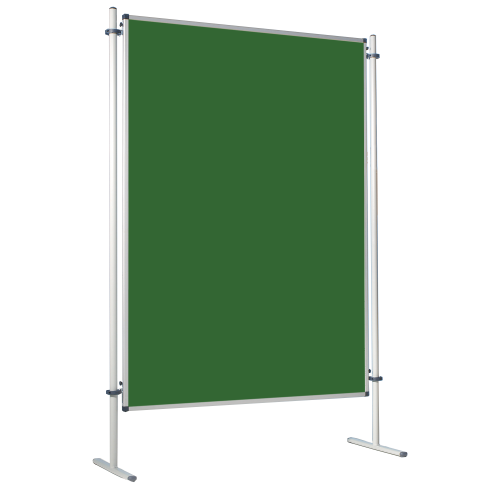 Moderationswand, doppelseitig Stahl grün, für Kreide, Serie NSTT EG Lieferbar in verschiedenen Größen