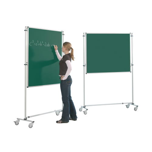 Fahrbare Tafel Grün in Stahlemaille Maße wählbar