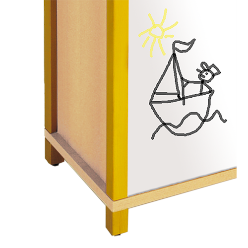 Aufpreis für Rückwandbeschichtung Ausführung als Aufdopplung mit Stahl-Emaille weiß