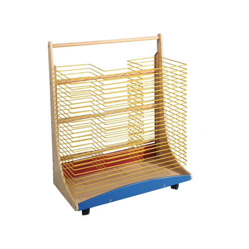 Trockenwagen bis Format A2 B/H/T: 86,5 x 85 x 38 cm mit 25 Ablagen bis Format DIN A2, Fahrbar