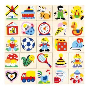 Erkennungsbildchen-Set im Satz zu 25 Stück je 4 x 4 cm, Motive