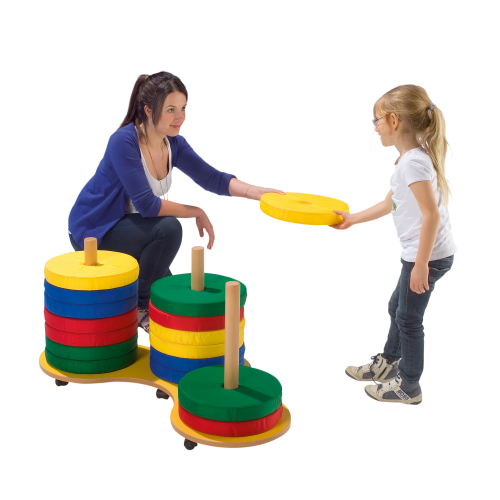 Sitzkissen 35 cm Durchmesser und 6 cm stark mit Nylonbezug