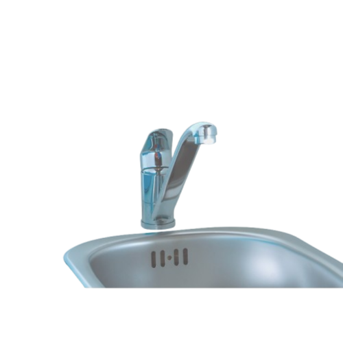 Einhebel-Mischbatterie verchromt, Marke VIGOUR KG 023, H 111 mm mit schwenkbarem Wasserhahn H 183 mm