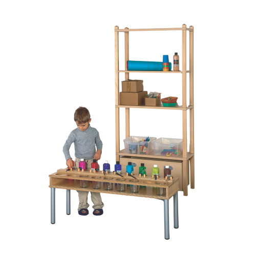 Farbmixaufsatz B/H/T: 110x13x40 cm, für 18 Farbmischbehälter bis Ø 8 cm