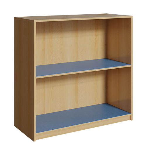 Regal mit 1 Zwischenboden für Schulranzen-Trolleys Böden mit Linoleum, H/T: 120x45 cm