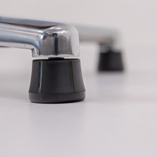 Drehstuhl mit Sperrholz Sitzschale, Standfüße, HV1 Drehspindelstuhl mit Sitzschale aus Buche Sperrholz, Sitzhöhe 346 bis 420 mm, HV1