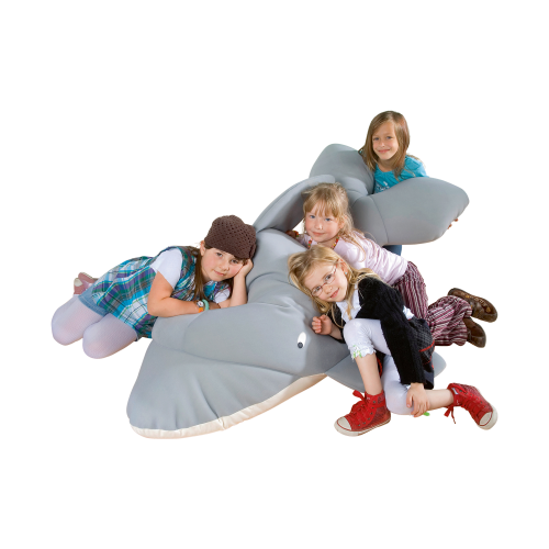 Delfin Fino, mit Flockenfüllung B/H/T: 140x30x170 cm