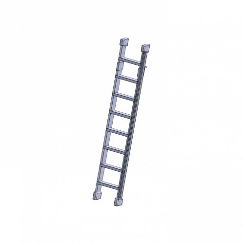 Leiter / Einhängeleiter für Leiterzarge - Serie evo180 für 190 cm hohe Basis