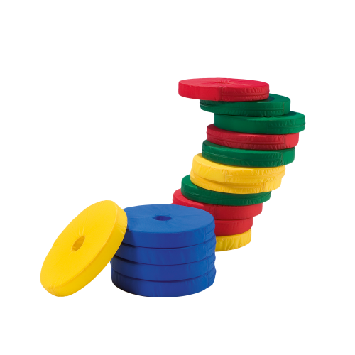 Sitzkissen 35 cm Durchmesser und 6 cm stark mit Nylonbezug