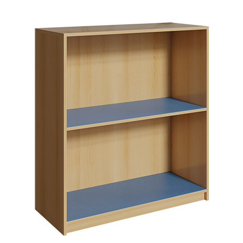 Regal mit 1 Zwischenboden für Schulranzen-Trolleys B/H/T: 75x120x45 cm, Böden mit Linoleum