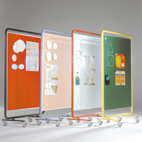 Trennwand mit Stoffüberzug, Serie DMT F B/H/T: 120x150x50 cm