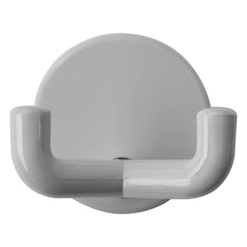 2er Kleiderhaken 20 grau