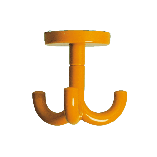 3er Kleiderhaken 54 orange