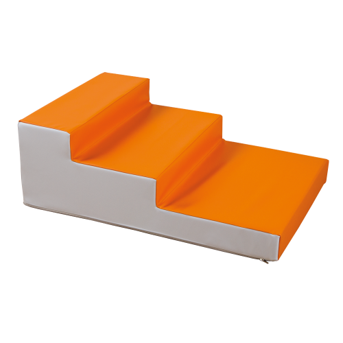 Kunstlederelement Treppe, Kunstleder schwer entflammbar B/H/T: 90x30x60 cm