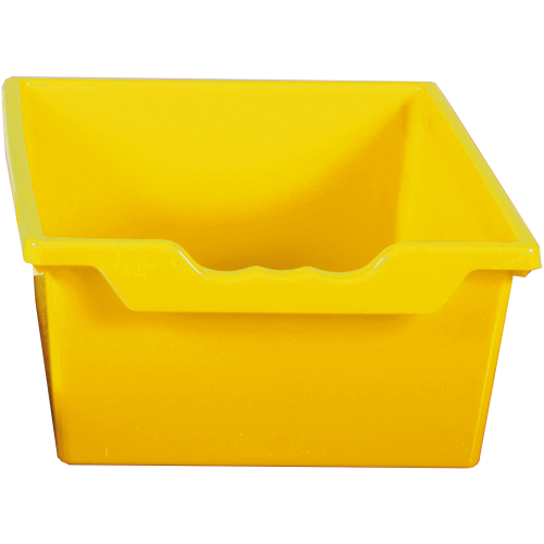 Ergo Tray Box L Gelb, aus schwer entflammbarem Kunststoff