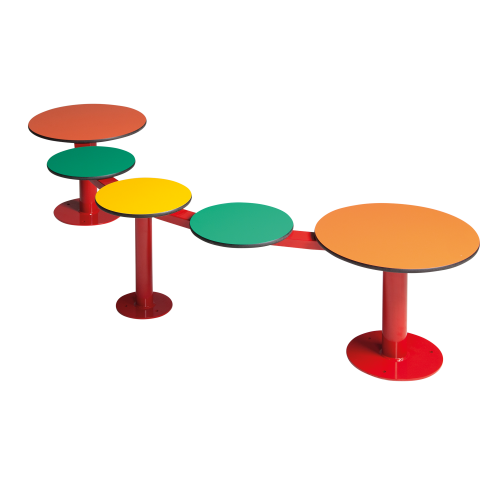 Bank mit 5 Sitzen B/H/T: 187x35x70 cm, Innen- oder Außenbereich wählbar