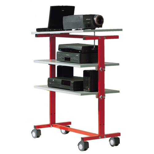 LCD-Projektorwagen, fahrbar auf 4 Rollen B/H/T: 82x106x45 cm