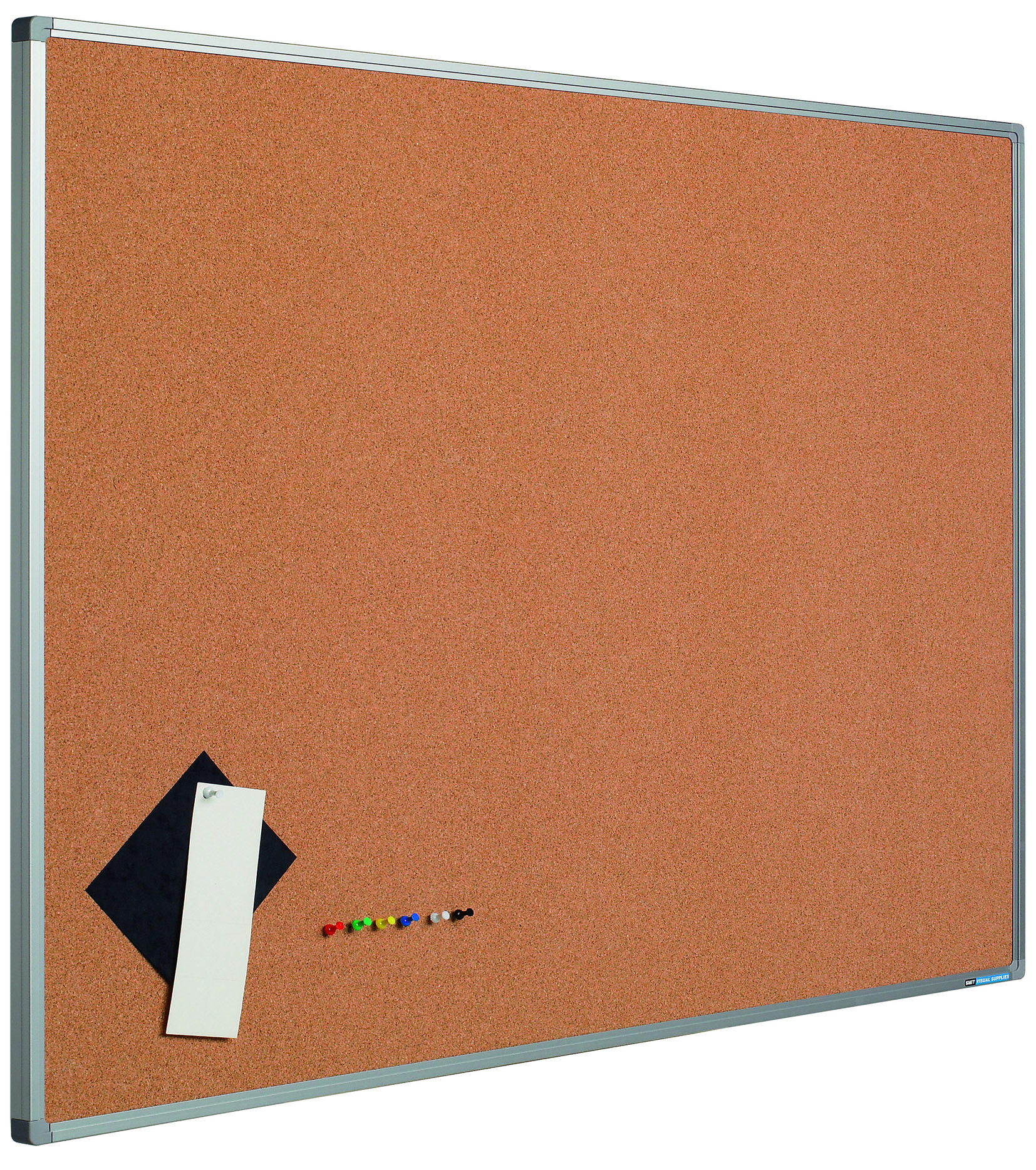 11204_112 Langwandtafel / Pinboard mit Korkoberfläche - diverse Maße