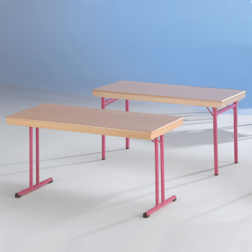 Klapptisch mit Schichtstoffplatte B/H/T: 120x72x60 cm, 4-Fuß Gestell