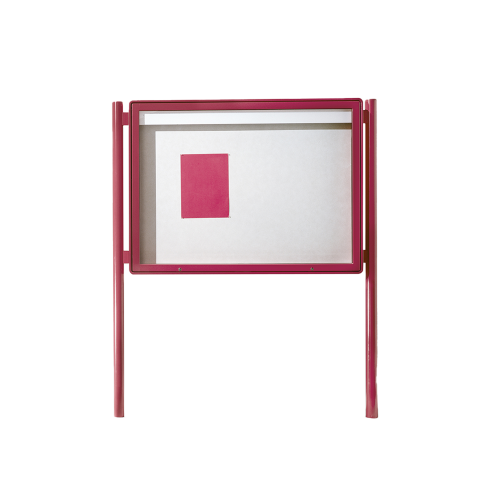 Aluvitrine Modell W9 mit Flanellstoff Maße und Einsatzbereich wählbar