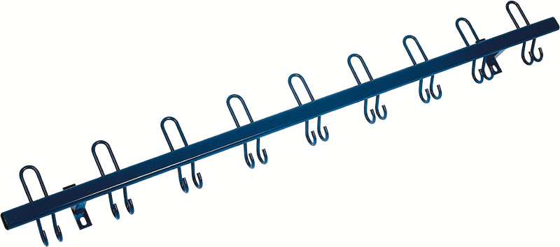 Wandgarderobe 100 cm, einfarbig mit Haken nach vorn