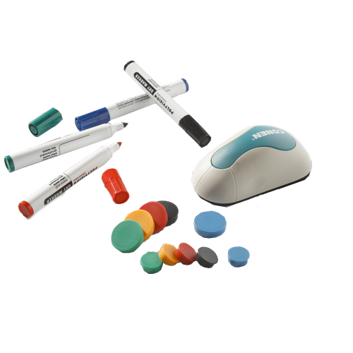 Zubehör für Whiteboards Zubehörset für Whiteboards, alles dabei was benötigt wird