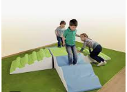 Kunstlederelemente-Set Set 3, 5-teilig, B/H/T: 240x30x240 cm (Maße lt. Anordnung im Bild)