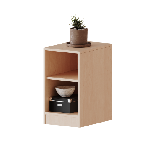 ErgoTray Regal, einreihig, 1,5 Ordnerhöhen - evo180 Serie