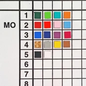 Satz Magnete mit Symbol